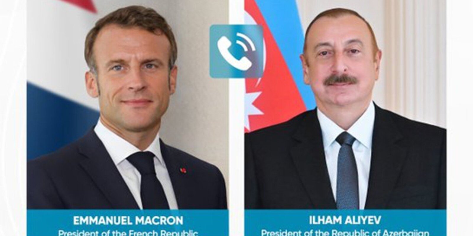 Emmanuel Makron Azərbaycan Prezidentinə zəng edib