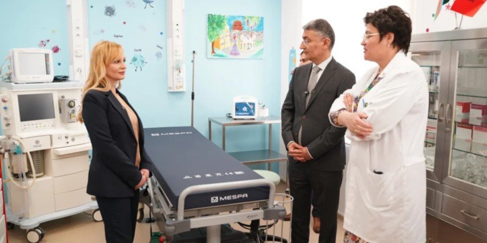 Leyla Əliyevanın təşəbbüsü: Albaniyada xəstəxananın pediatrik sedasiya otağı istifadəyə verildi