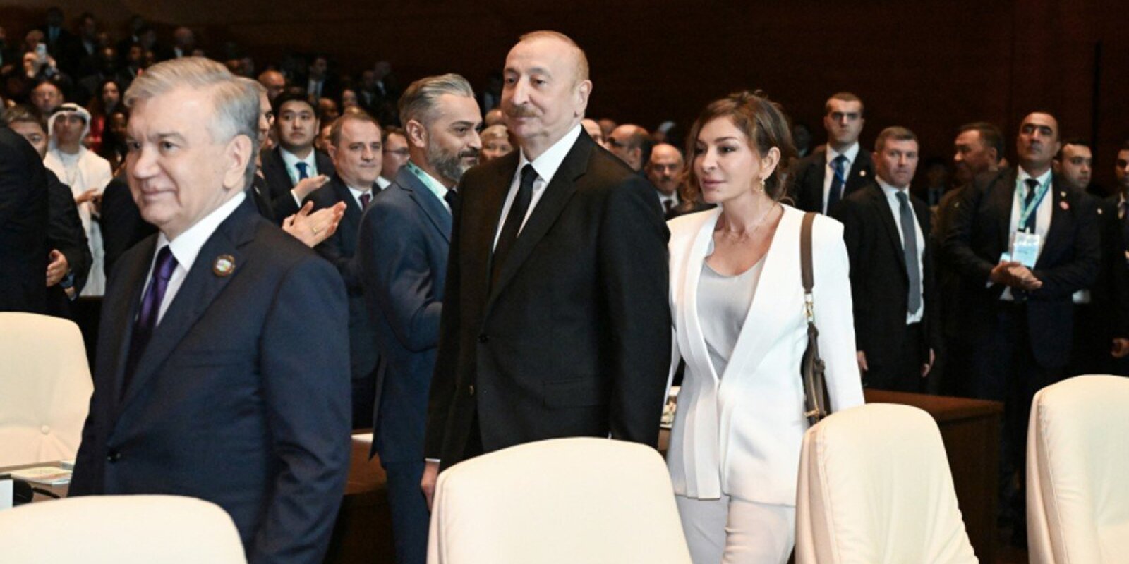 İlham Əliyevlə xanımının tədbirdən - Fotoları