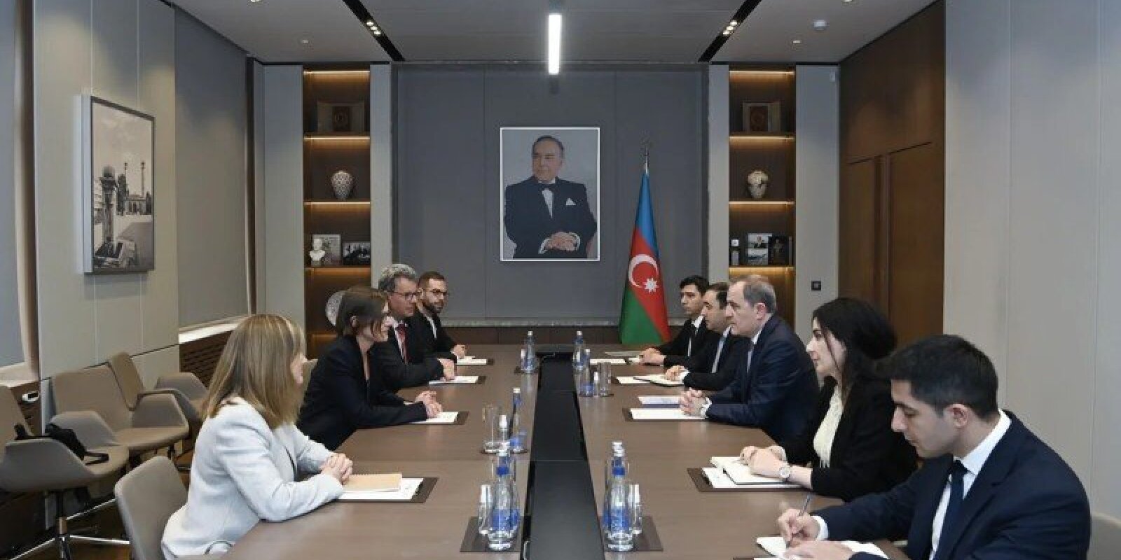 Baş diplomat Eggeri qəbul edib