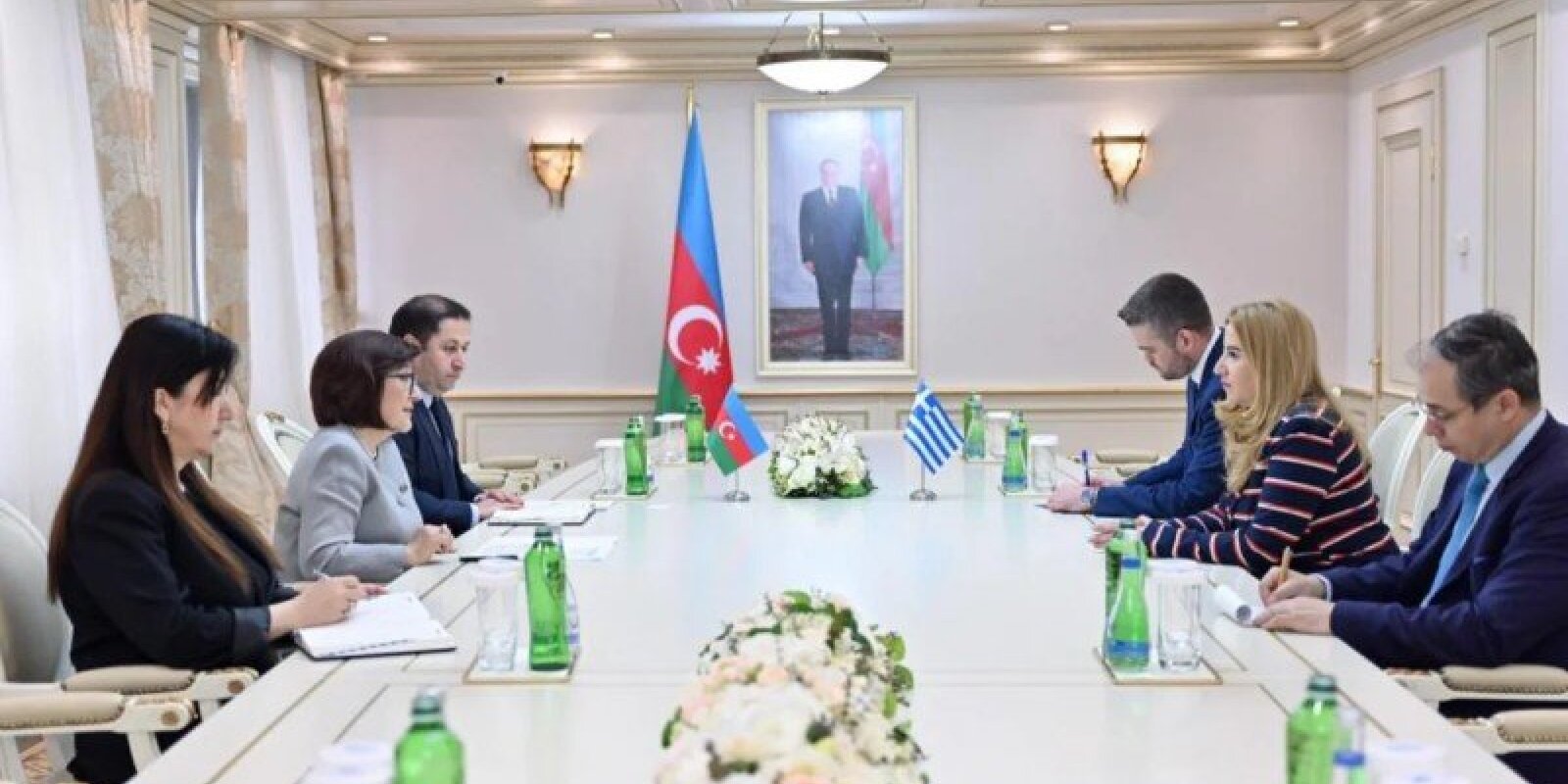 Sahibə Qafarova Yunanıstanın Azərbaycandakı səfiri ilə görüşüb