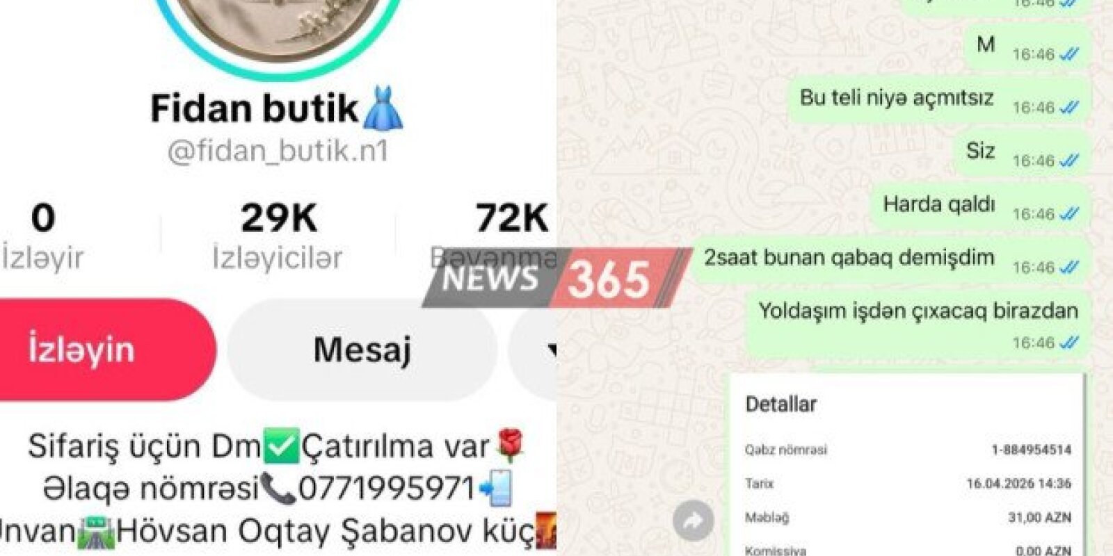 TikTok üzərindən sifariş etdiyi paltarı ala bilmədi: Vətəndaş aldadıldığını bildirir - FOTOLAR