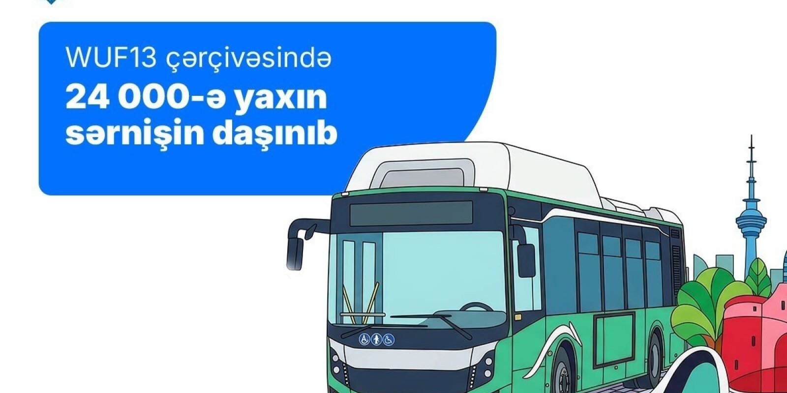 AYNA: WUF13 çərçivəsində 24 minə yaxın sərnişin daşınıb
